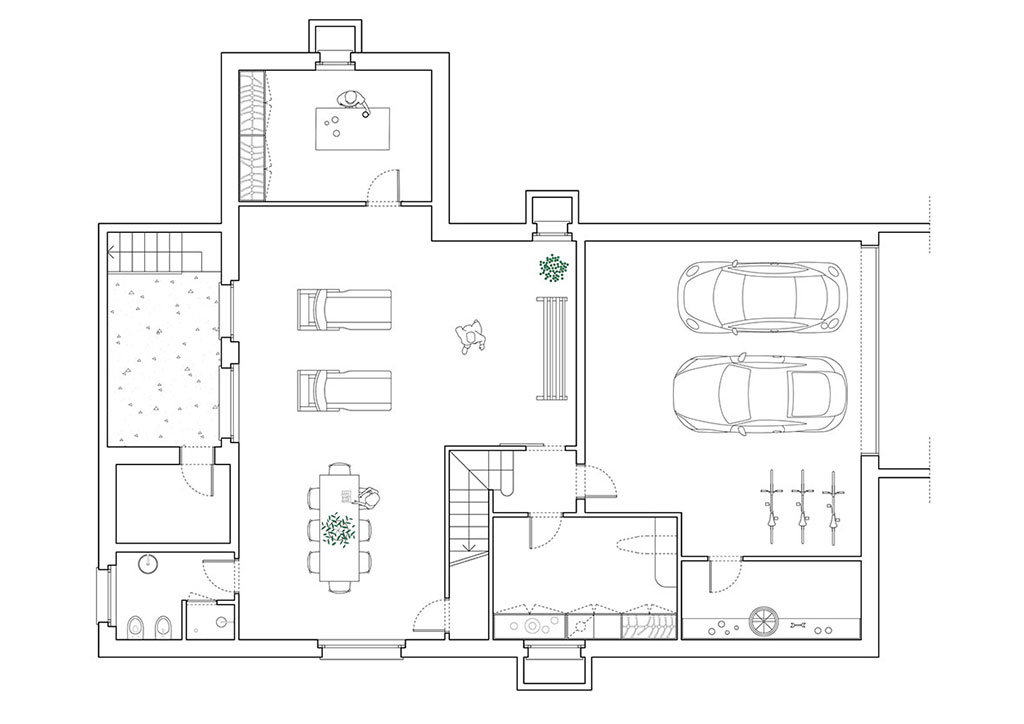 piano_seminterrato_VillaMarilena Piano Seminterrato - Villa Marilena